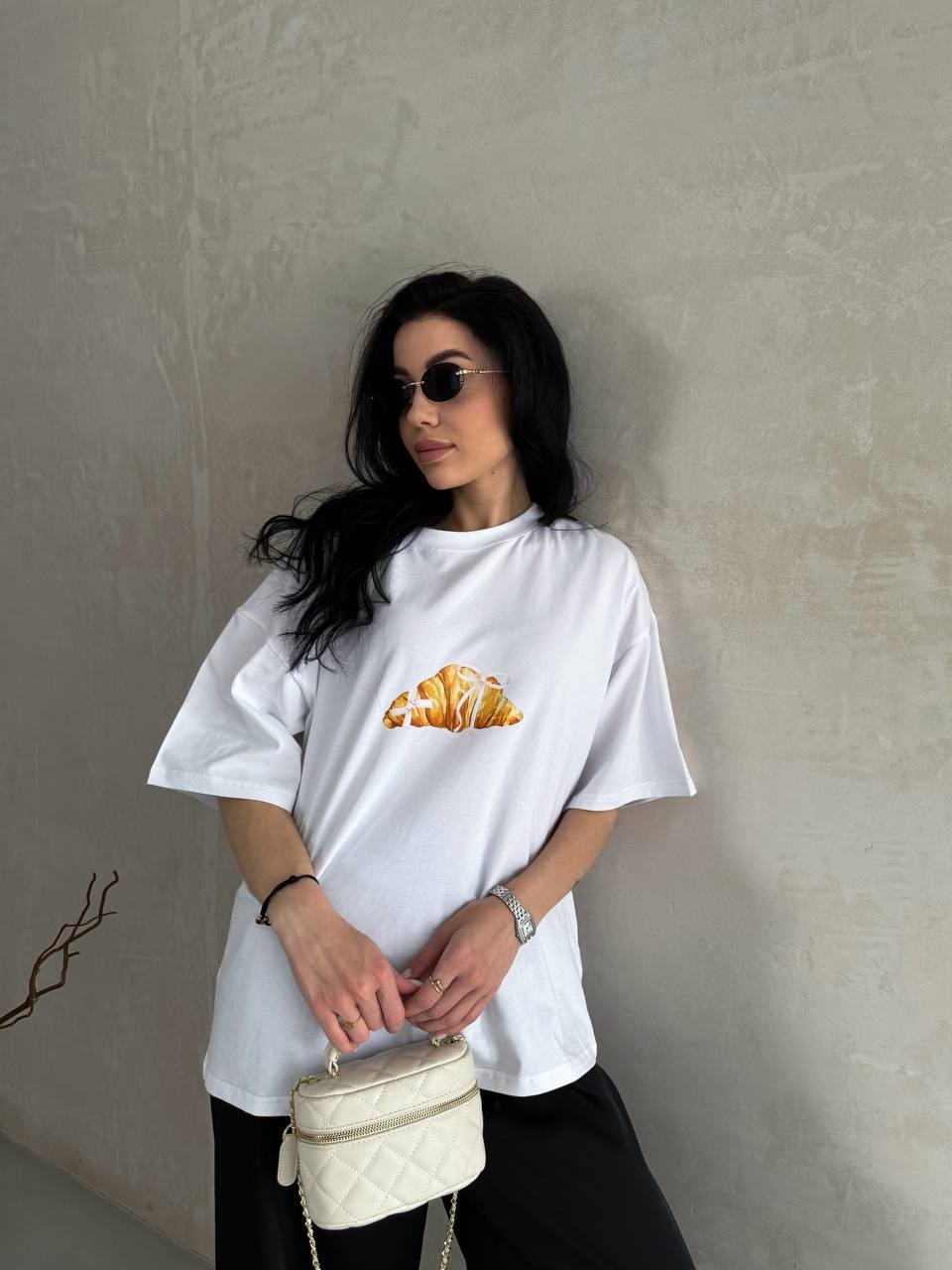 Базова футболка oversize "Круасанчик"
