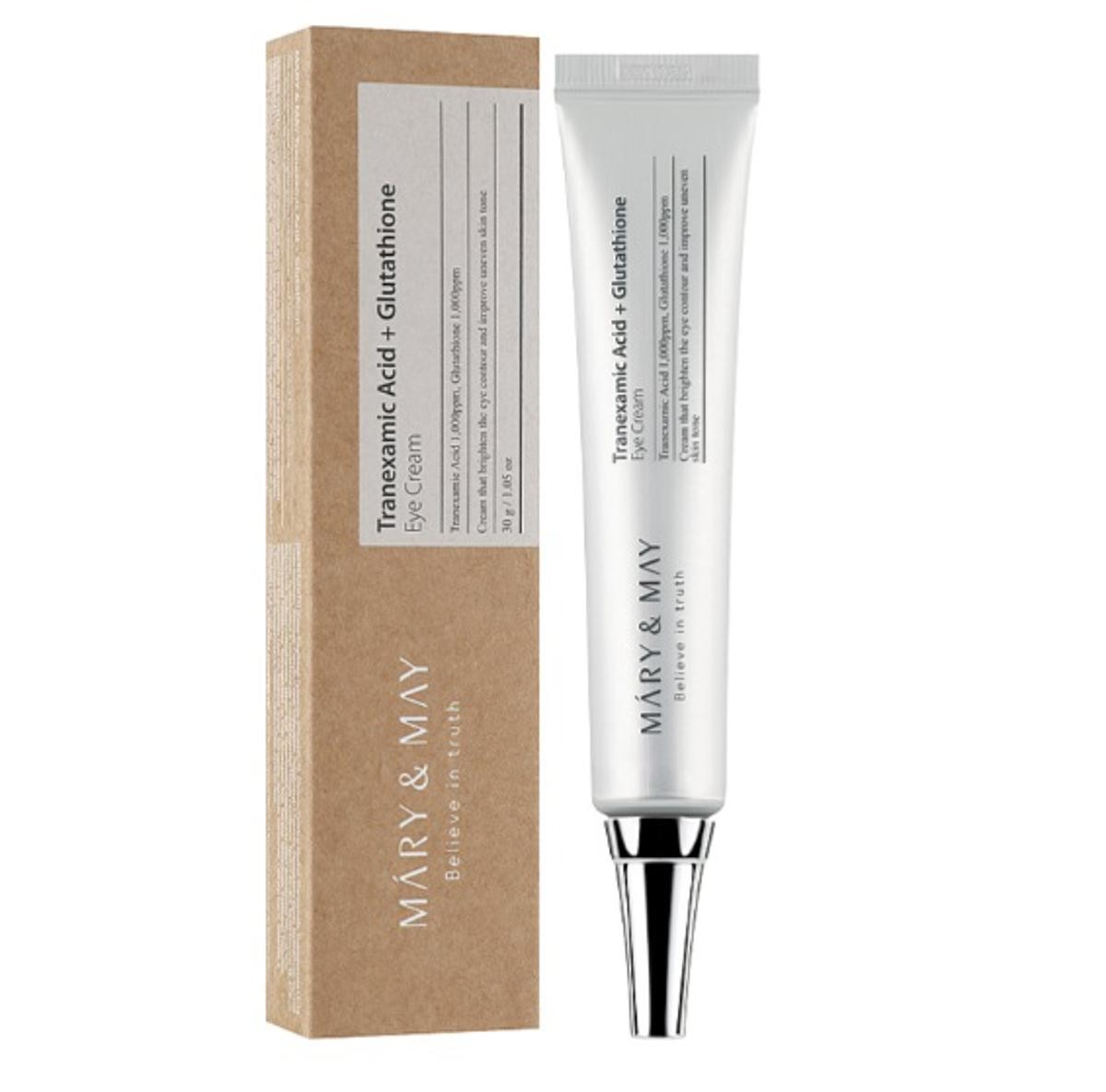 Крем для шкіри навколо очей Mary & May Tranexamic Acid + Glutathion Eye Cream 30g