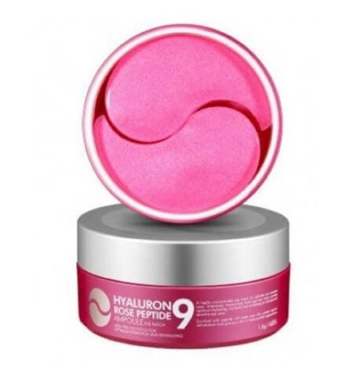 Гідрогелеві патчі з пептидами та трояндою Medi-Peel Hyaluron Rose Peptide 9 Ampoule Eye Patch 60 шт
