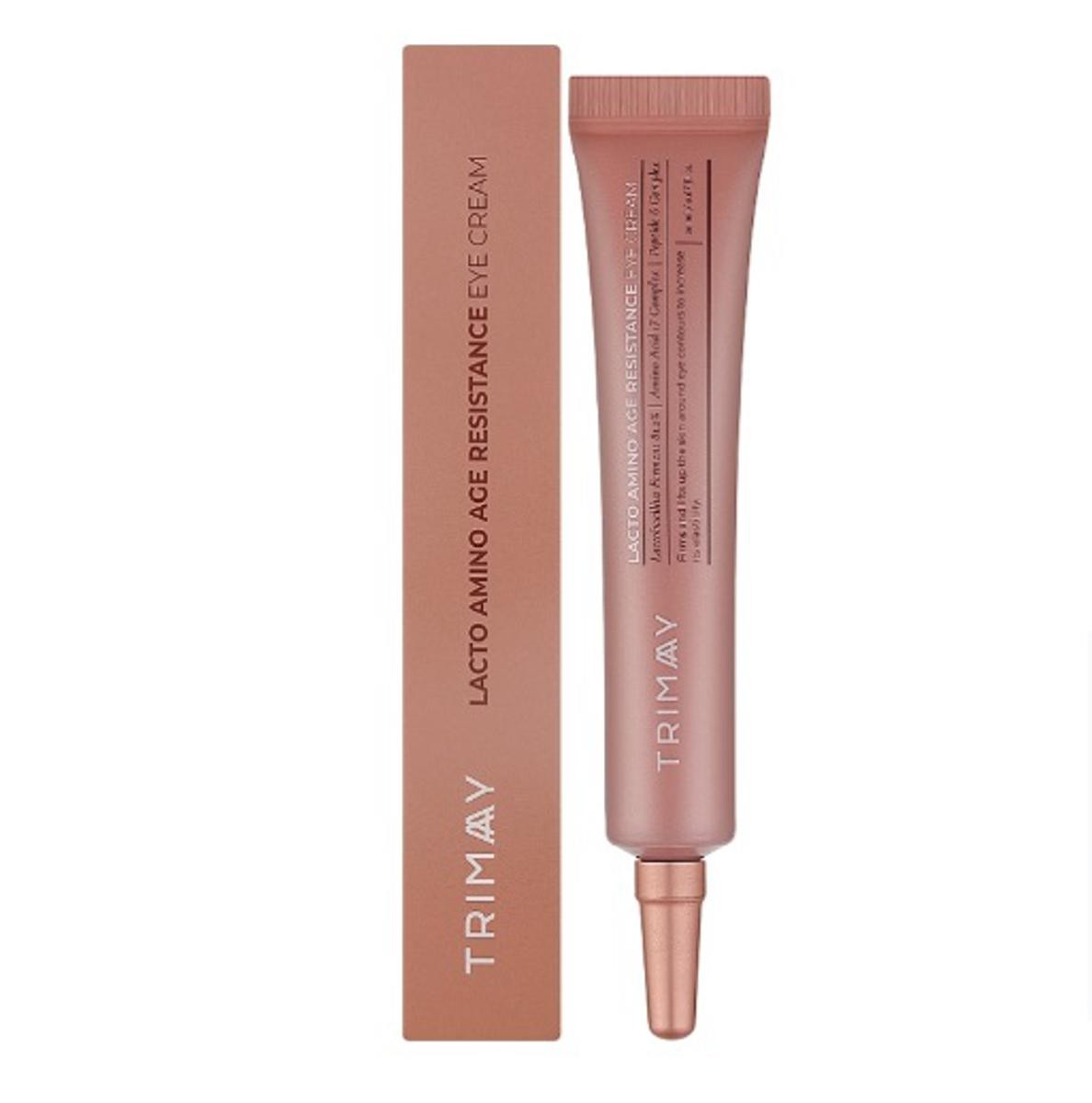 Антивіковий крем для повік з пептидами та пробіотиками Trimay Lacto Amino Age Resistance Eye Cream 2