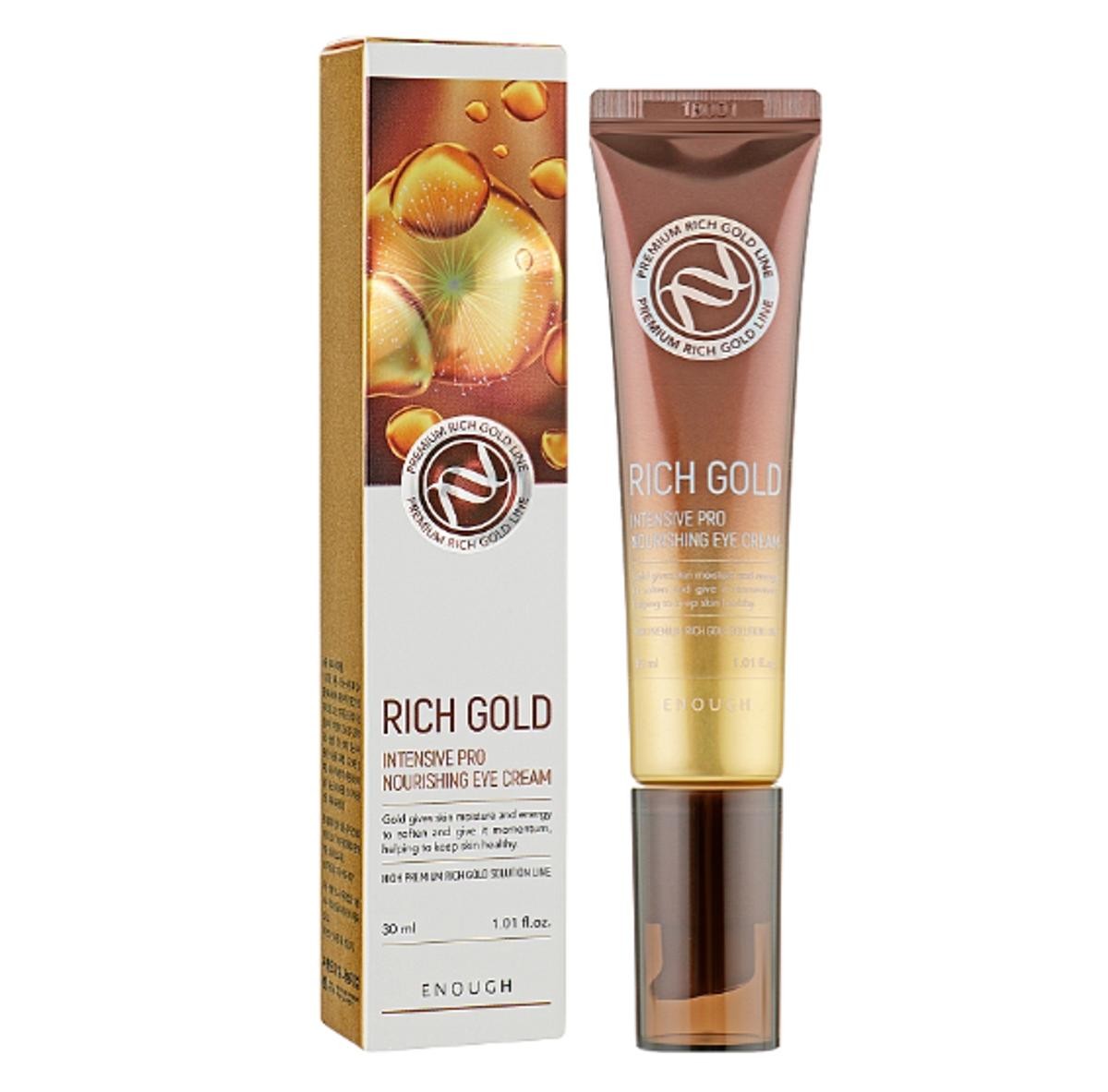 Крем для шкіри повік із золотом Enough Rich Gold Intensive Pro Nourishing Eye Cream 30 ml
